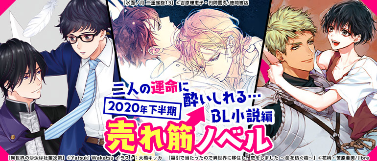 ボーイズラブ｜2020年下半期売れ筋ラノベ【BL小説編】