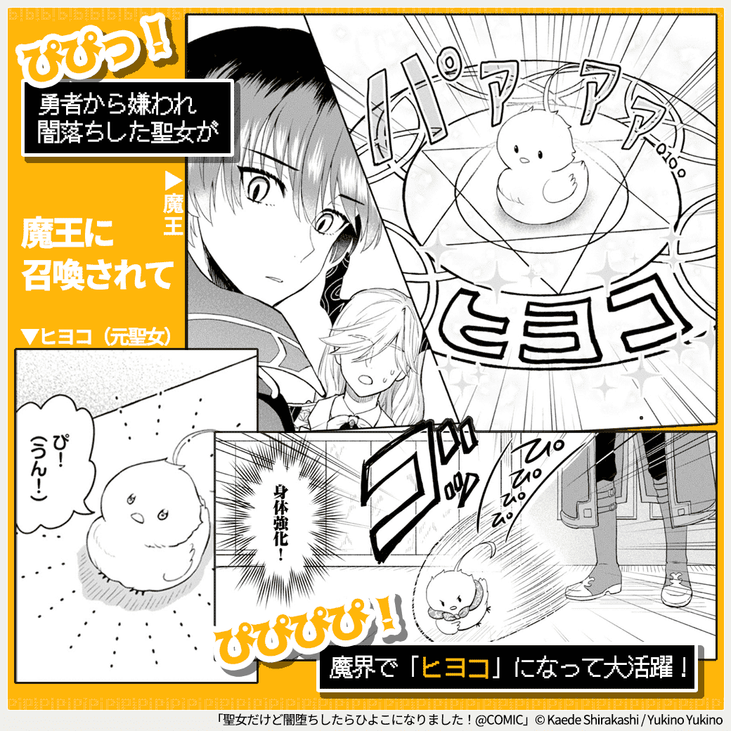 聖女だけど闇堕ちしたらひよこになりました！@COMIC