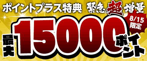 8/15限定!ポイント購入がお得!