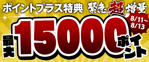 8/13まで!特典大増量!