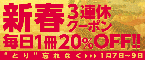 3日連続!毎日どれでも20%OFF‼!