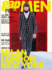 ♪2005-06 gap PRESS vol63 ミラ丿・ニューヨーク♪ 2021-2022 A/W gap PRESS MEN vol.63 MILAN/LONDON/NEW YORK(最