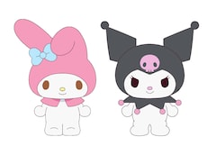 「ひみつのアイプリ」第64話「マイメロディとクロミがやってきた」に登場する、マイメロディ（左）とクロミ（右）